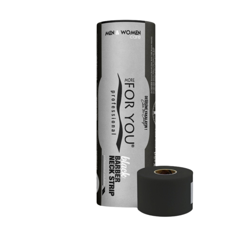 KK06312 Ovratni papir trake za šišanje More For You Crni – 5 rolni - Slika 1