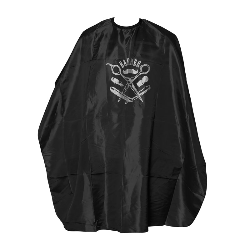 ogrtac-crni Ogrtač za šišanje FNX Barber logo Crni – Zakačka - Slika 1