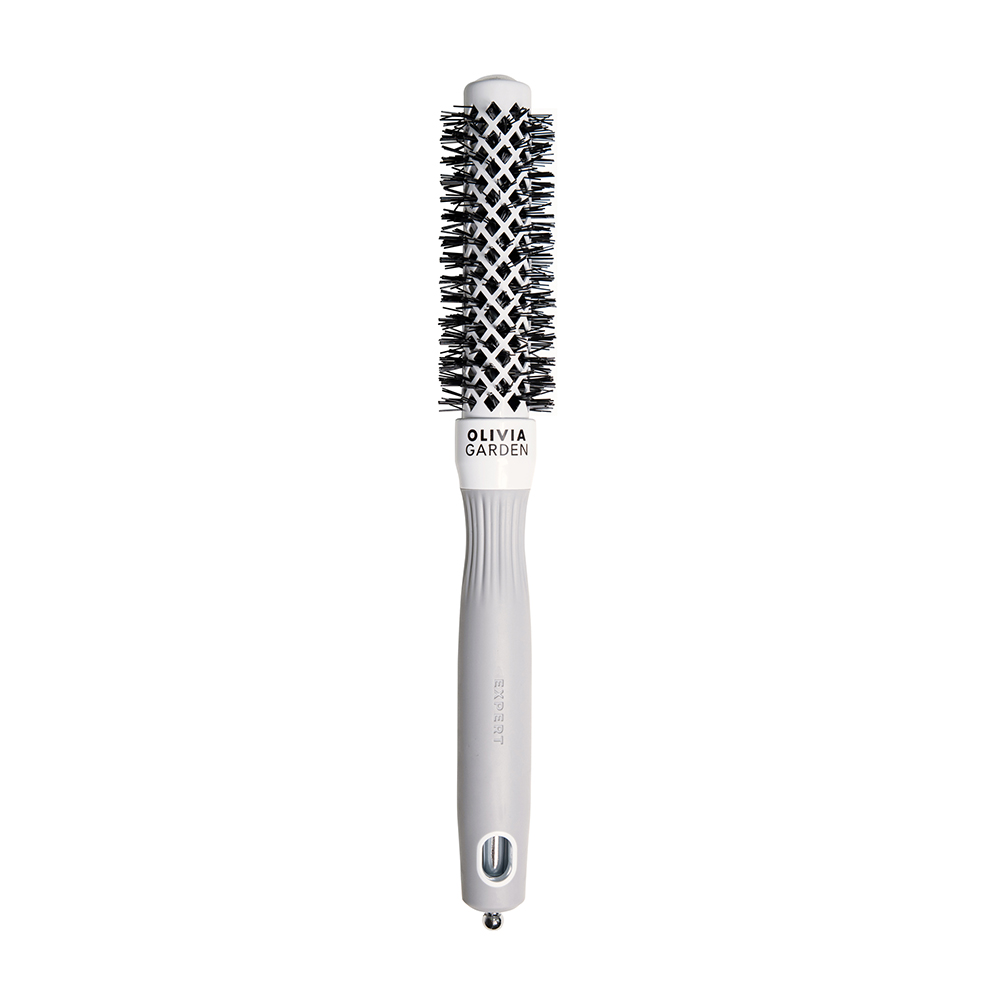 OGID2002 Četka za feniranje Olivia Garden Expert Blowout Shine White&Grey – 20 mm - Slika 1