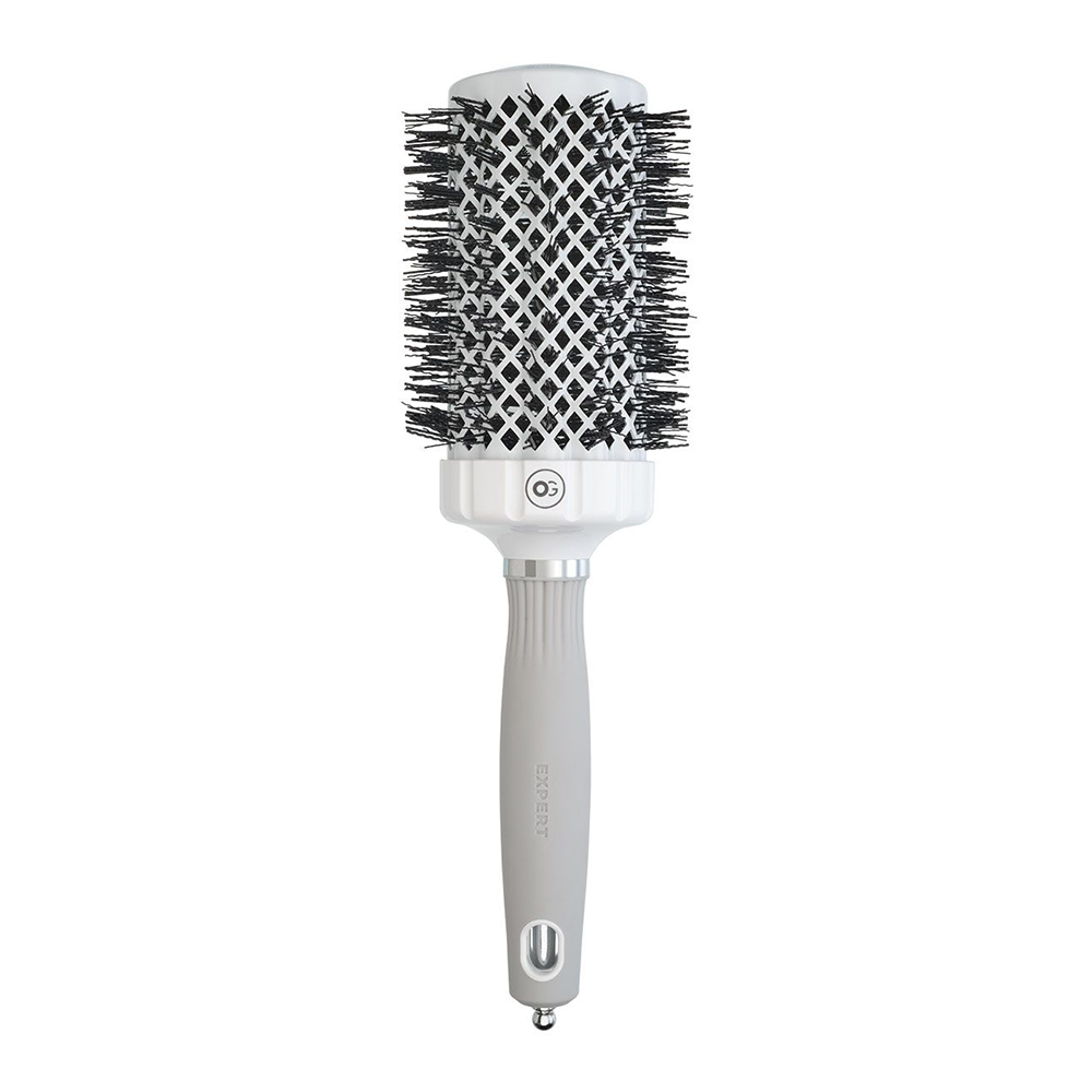 Shine-55 Četka za feniranje Olivia Garden Expert Blowout Shine White&Grey – 55 mm - Slika 1