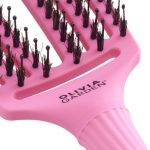 Četka za raščešljavanje Olivia Garden Nylon Mix Bubble Pink – Fingerbrush - Slika 3