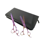 Škare za šišanje Olivia Garden Silkcut Set 635 + 575 – Rainbow