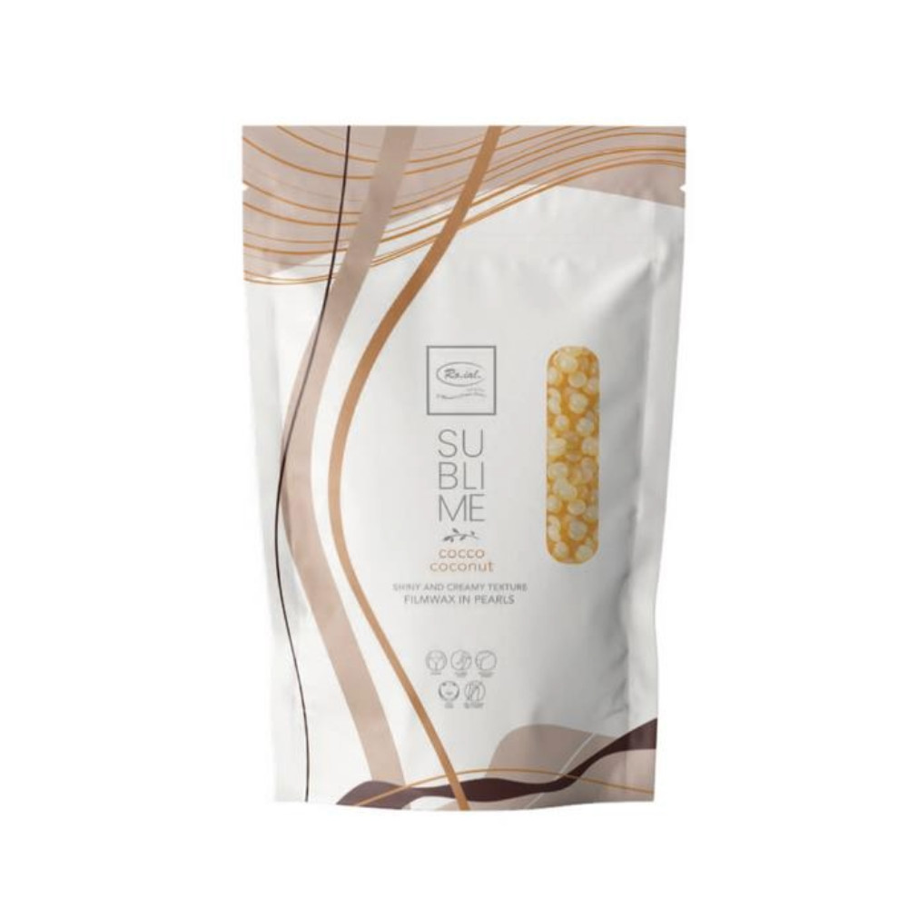 RO4577 Vosak za depilaciju u perlama 800 g Roial Sublime – Film Coconut - Slika 1