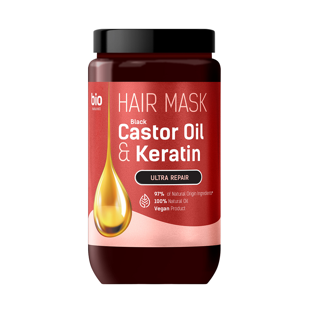 EP843403 Maska za dubinsku obnovu kose Bio Naturell Ricinusovo Ulje i Keratin – 946 ml - Slika 1