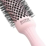 Četka za feniranje Olivia Garden Expert Blowout Wavy – Speed Pastel Pink 35 - Slika 2