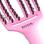 Četka za raščešljavanje Olivia Garden Nylon Mix Pink Tokyo – Fingerbrush Share The Pink - Slika 4