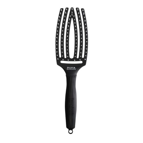 OGFBM0-600x600 Četka za raščešljavanje Olivia Garden Crna – Wet Fingerbrush M - Slika 1