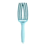 Četka za raščešljavanje Olivia Garden FingerBrush Boar&Nylon – Blue Sky