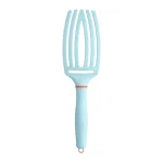 Četka za raščešljavanje Olivia Garden FingerBrush Boar&Nylon – Bubble Blue - Slika 3