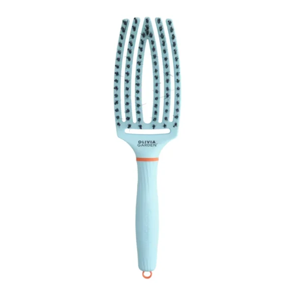 OGID1931-600x600 Četka za raščešljavanje Olivia Garden FingerBrush Boar&Nylon – Bubble Blue - Slika 1