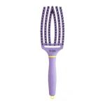 Četka za raščešljavanje Olivia Garden FingerBrush Boar&Nylon – Snuggle Purple