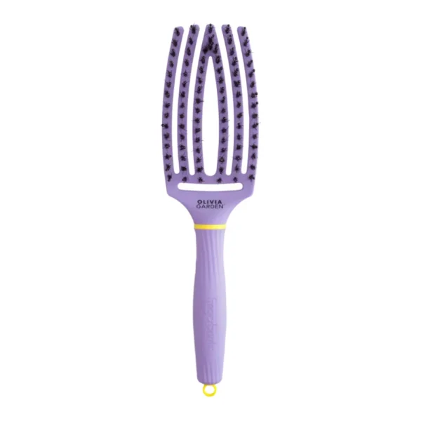 OGID1933-600x600 Četka za raščešljavanje Olivia Garden FingerBrush Boar&Nylon – Snuggle Purple - Slika 1