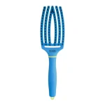 Četka za raščešljavanje Olivia Garden FingerBrush Boar&Nylon – Turbo Blue