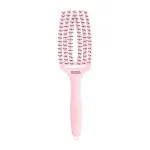 Četka za raščešljavanje Olivia Garden FingerBrush Nylon Double – Pastel Pink