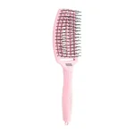 Četka za raščešljavanje Olivia Garden FingerBrush Nylon Double – Pastel Pink - Slika 4