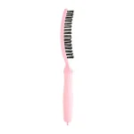 Četka za raščešljavanje Olivia Garden FingerBrush Nylon Double – Pastel Pink - Slika 3