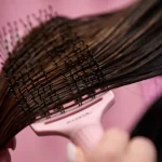 Četka za raščešljavanje Olivia Garden FingerBrush Nylon Double – Pastel Pink - Slika 2